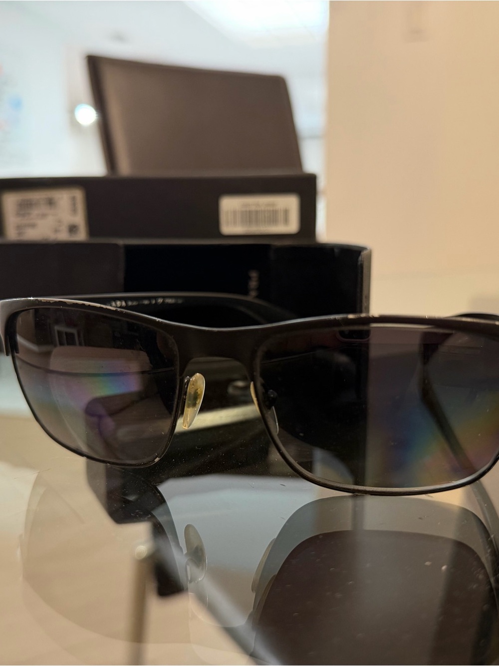 Prada Men Classic Black Sunglasses